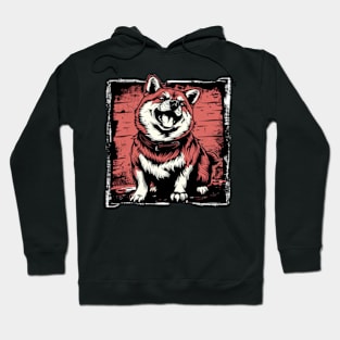 Retro Art Shiba Inu Dog Lover Hoodie